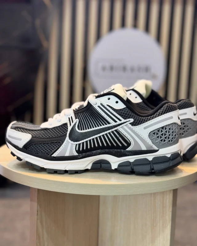 Sneakers on display at the Abirash store