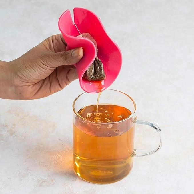Silicone Tea Bag Holder and Squeezer