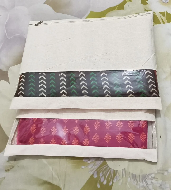 Saree Storage Covers Set of 6 Material: Cotton