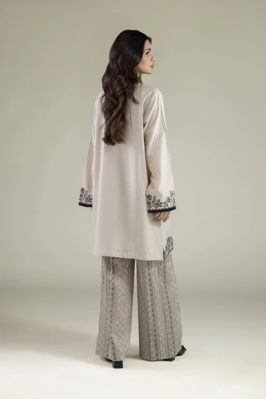 Khaadi Tailored 2-Piece Outfit | Embroidered Cambric