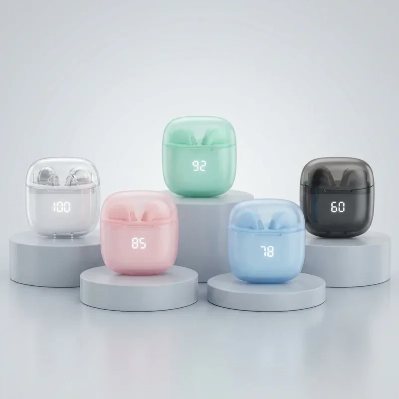 Clear Case Wireless Earbuds