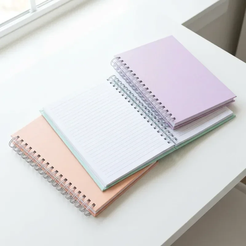Pastel Hardcover Spiral Notebook (A5)